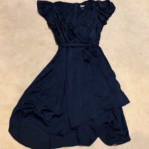 DKNY Midnight Navy Blue Midi Dress Women’s  US 14 New without Tags